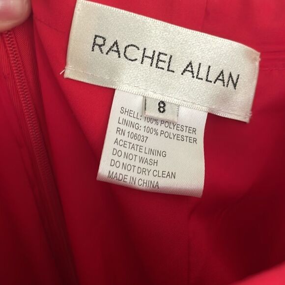 Rachel Allan Sleeveless Ruffle Gown Evening Dress - Picture 7 of 8